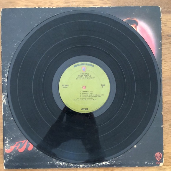 Deep Purple Vinyl Album Fireball - Picture 4 of 6